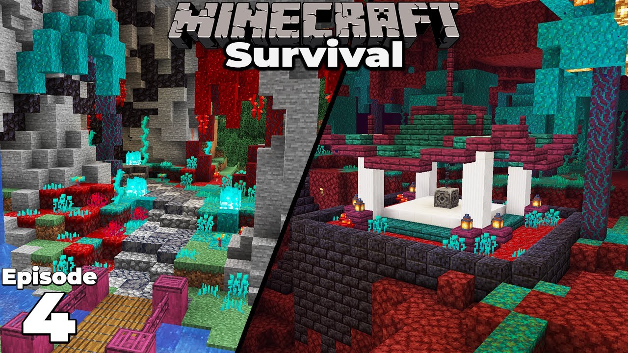 Minecraft 1.16 Building Let's Play, Minecraft 1.16 Survival Let&...