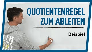 Quotientenregel zum Ableiten | Mathe by Daniel Jung