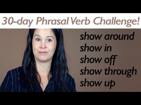 PHRASAL VERB SHOW