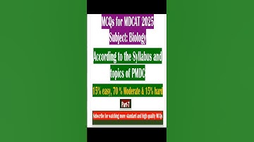 MDCAT 2025 – Top 5 Tips to Score 180+ | KMU Medical Entry Test Preparation | Part 7#mdcatpreparation