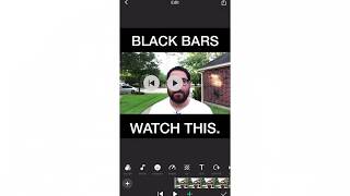 How To Make Square Facebook Videos on Iphone With Black Bars: Square Viral Video Tutorial