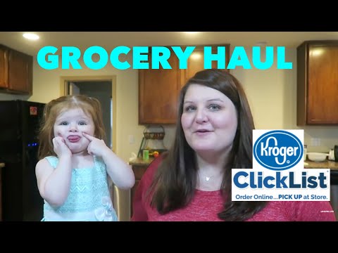 WEEKLY GROCERY HAUL// FRED MEYER CLICKLIST