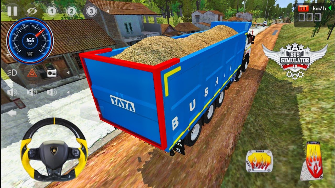 🚧 Drive Heavy Dumper Truck With Fully Loaded With Sand In Game 🔥💥 