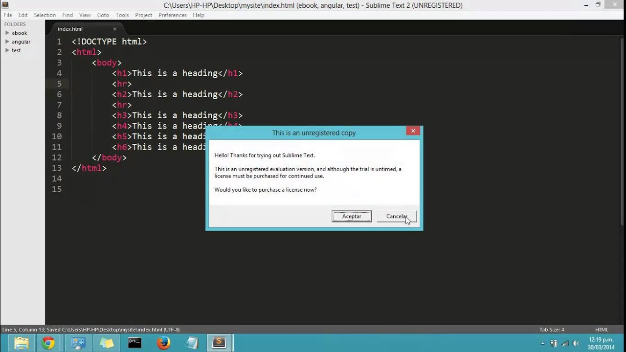 Curso HTML básico - Títulos y parrafos - YouTube