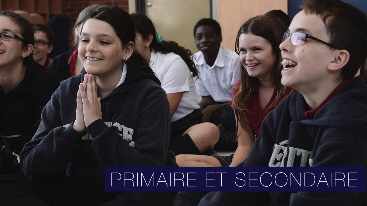 1Le primaire au Collège Héritage (vidéo 1) YouTube