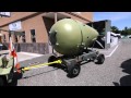 Fat Man atomic bomb replica