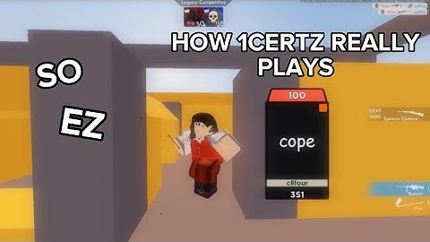 HOW 1CERTZ REALLY PLAYS ROBLOX ARSENAL