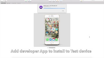 Installing developer APP on Test Devices Using Apple Configurator 2