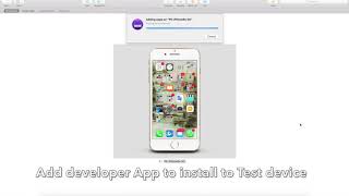 Installing developer APP on Test Devices Using Apple Configurator 2