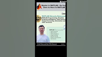 To Matlab Programming Course on Udemy