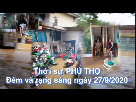 Sự tàn phá của thiên tai trong đêm và rạng sáng ngày 27/9/2020 tại Hạ Hoà- PHÚ THỌ