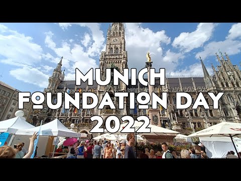 münchen stadtgründungsfest 2022 | Munich Foundation Day | odeonsplatz to marienplatz walk tour