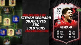  ENGLAND GOALS SBC SOLUTION (Easiest Way Possible) Gerrard Objectives || MADFUT 21