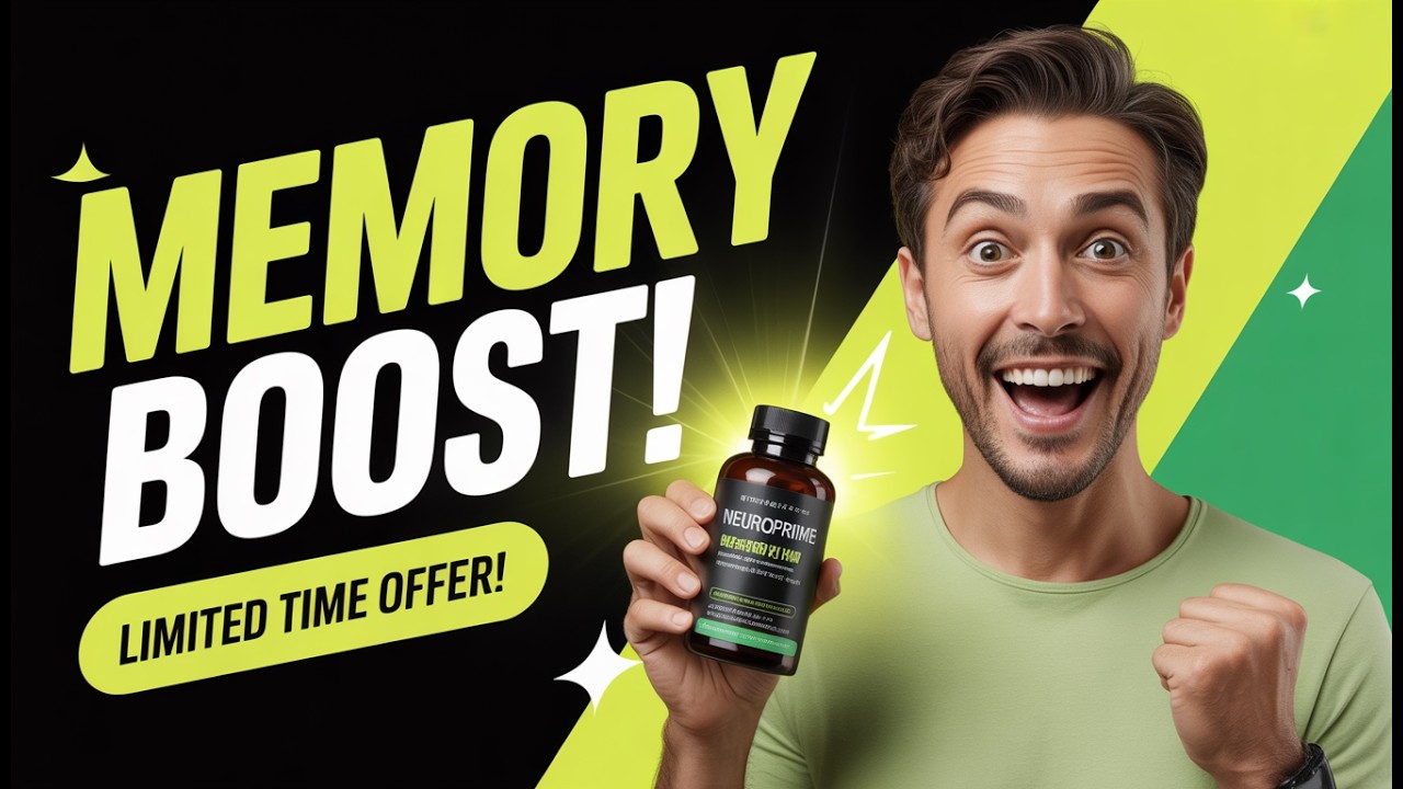 Unlock Your Brain Power with NeuroPrime – The Ultimate Memory Support Supplement (60% Off)