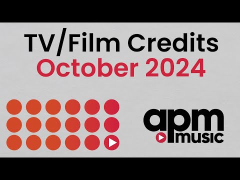 APM's TV & Film Credits in October 2024