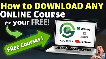 How to Download ANY Online Course for FREE (Udemy, Coursera, Skillshare & More!)