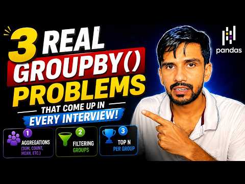3 Real groupby() Problems That Come Up in Every Interview! (Pandas)