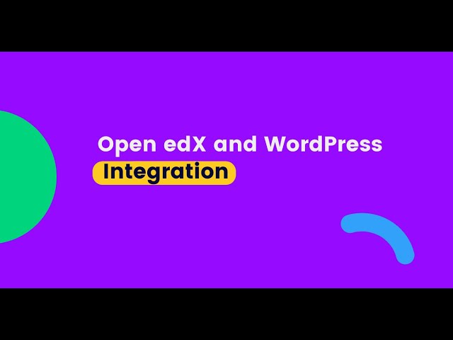 Open edX and Wordpress integration demo