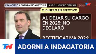 ADORNI: CERCADO POR EL SENADO Y LA JUSTICIA