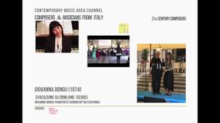 Giovanna Dongu - Evocazione Su Dowland Score - Cmac Italy