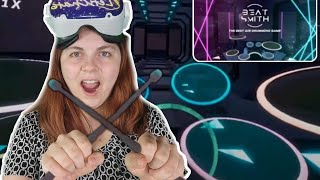 I Had SO Much Fun With This Air Drumming Game! | Beat Smith VR Review | SideQuest screenshot 4