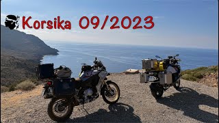 Korsika na motorce 2023