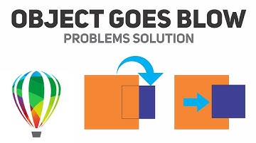 CorelDraw moving object that goes blow object layer, Object auto page-down, auto page down