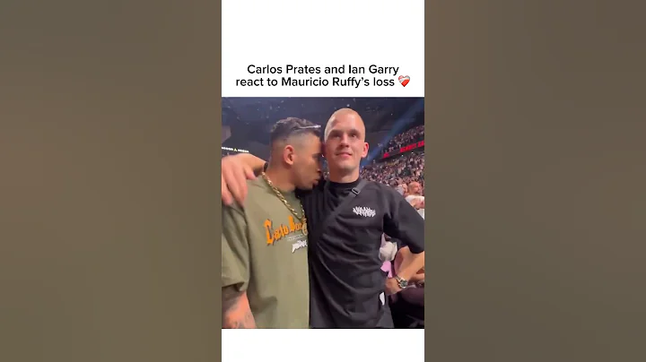 Carlos Prates and Ian Garry react to Ruffy’s loss ❤️‍🩹. #ufc #carlosprates #iangarry #ufcparis