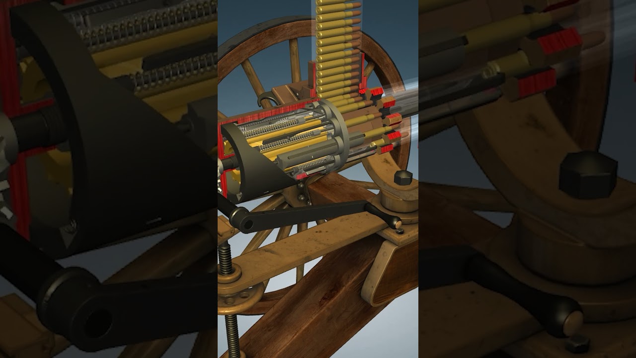 What Makes The GATLING GUN So POWERFUL Up Close?