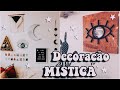 DIY DECORAÇÃO DE QUARTO - DECORAÇÃO MÍSTICA 💫