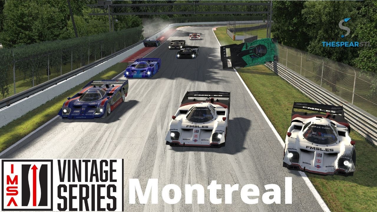 IMSA Vintage at Montreal - 2024S1W2 - Nissan ZX-T - Friday - YouTube