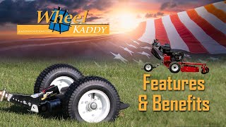 Wheel Kaddy Mower Sulky Features and Benefits 2025 - The Best Walk Behind Mower Sulky