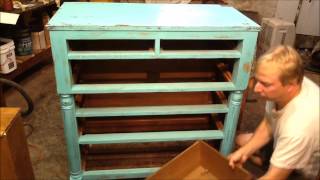 IN THIS 5 PART SERIES I RESTORE A TALL SHERATON CHEST OF DRAWERS . FOLLOW ALONG AS WE GO THROUGH ALL ...