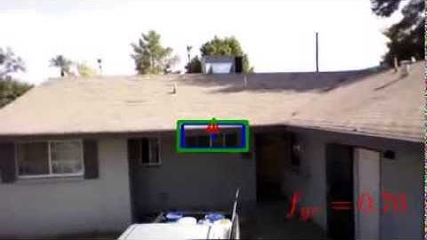 Vision based GPS-denied Object Tracking and Following for Unmanned Aerial Vehicles - Summary, HUD