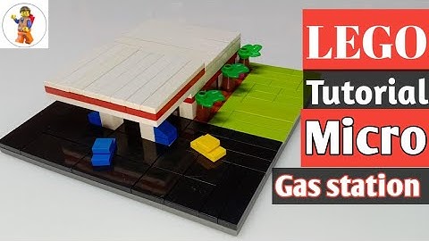 Lego Micro Gas station How to Build (tutorial) serial by Lego Pakistani 🇵🇰