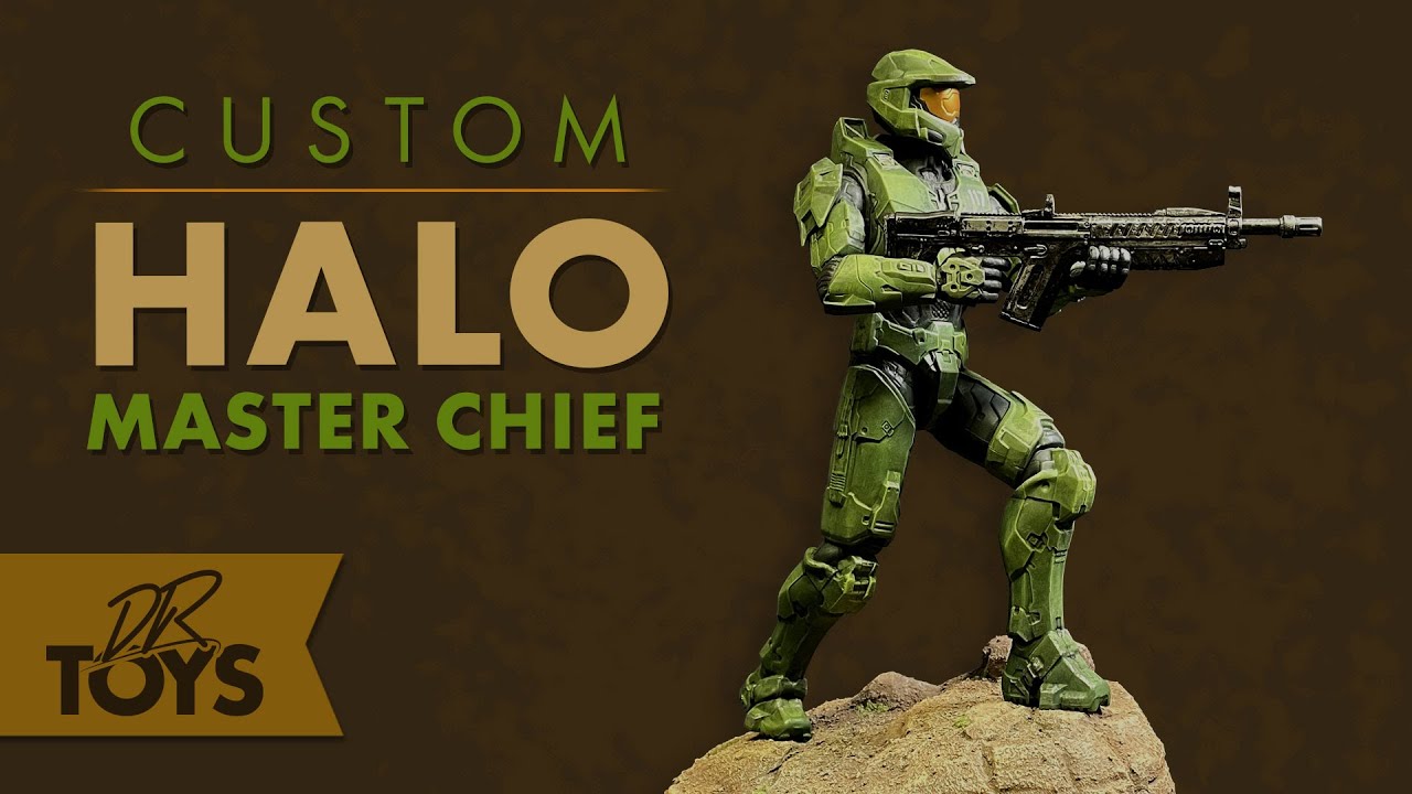 custom master chief figure