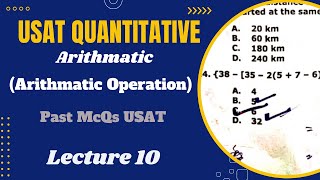 HEC USAT | Arithmetic Operations | Simplification Tricks| Quantitative Reasoning | Lecture # 10 Lecture 10 Arithmetic Operation