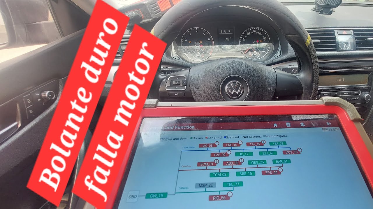 Bolante Duro y falla motor diagnostico completo