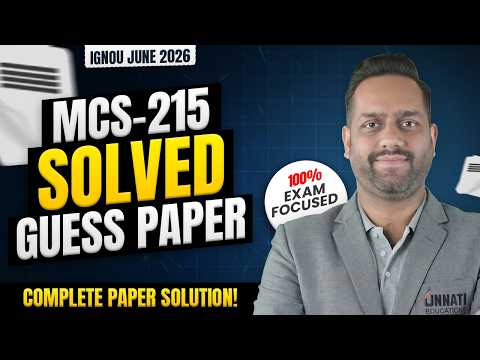MCS 215 Guess Paper 2026 | IGNOU MCS 215 Security and Cyber Laws Solved Important Questions