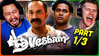 AAVESHAM Movie Reaction Part (1\/3)! | Fahadh Faasil | Sajin Gopu | Jithu Madhavan
