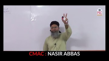 CAF 3 | CMA | Lecture 2| Basic Concept of Costing | Sir Nasir Abbas |Spring 24