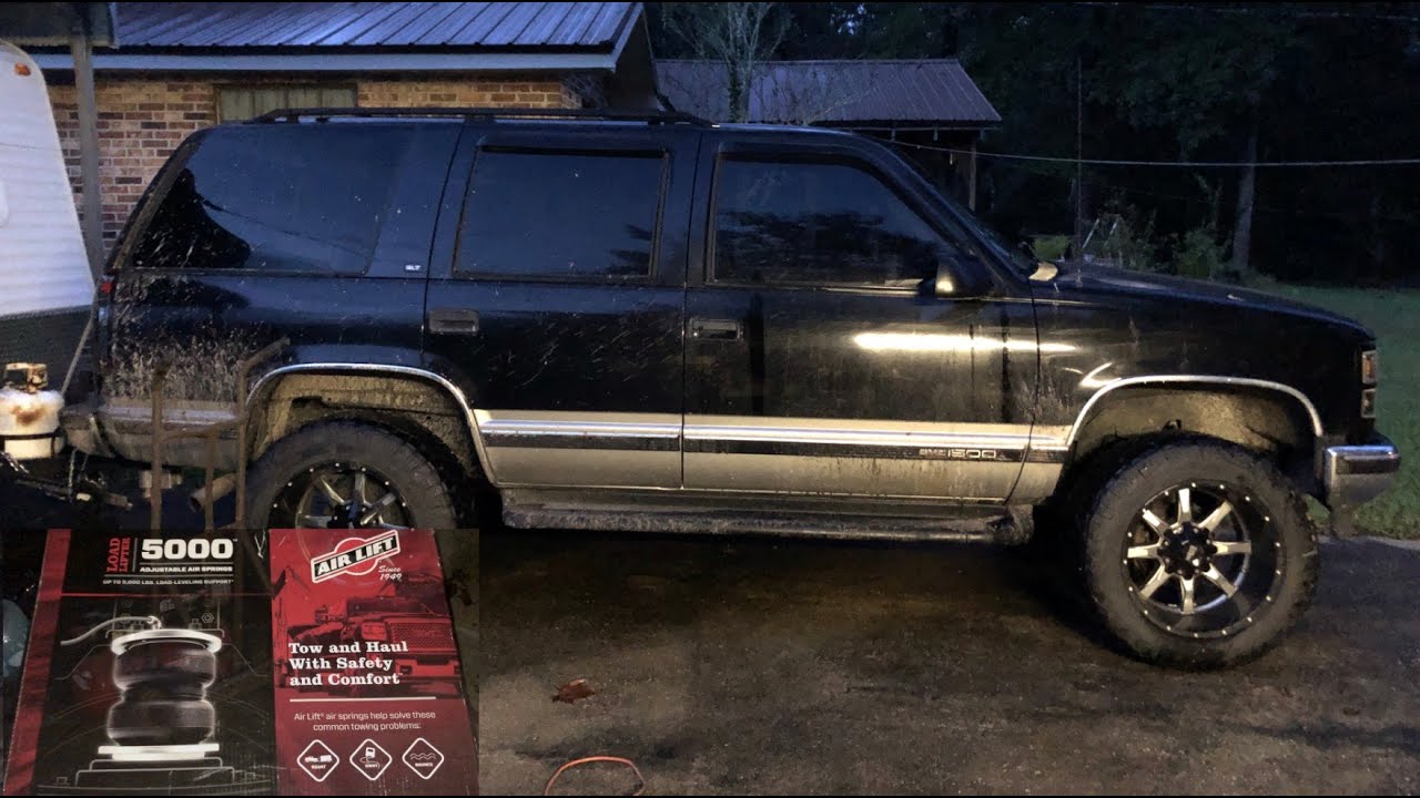 Installing Air Lift 5000 on a Yukon Super Easy YouTube