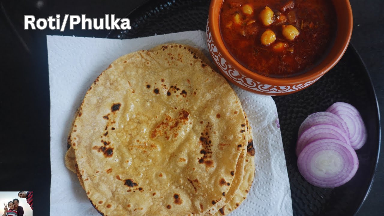 Pilkha Roti Phulka recipe | How to make soft roti at home| - YouTube