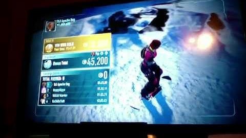SSX 2012 Demo Gameplay JT2 Race It Event (1:49.89)