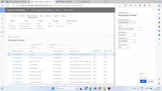 PMA Create Contract - Microsoft Dynamics 365
