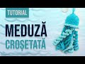 Meduza crosetata | meduza breloc sau decoratiune crosetata