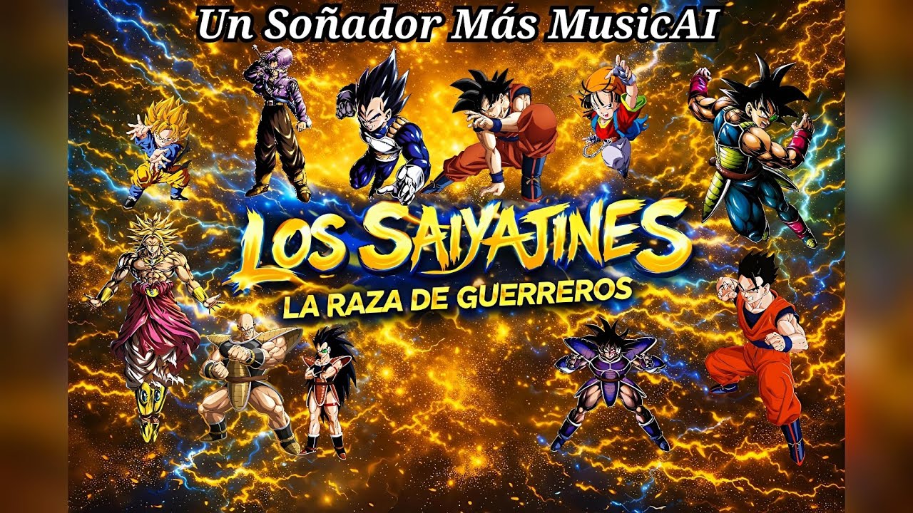 LOS SAIYAJINES RAP ROCK - LA RAZA DE GUERREROS (DRAGON BALL) UN SOÑADOR MÁS 