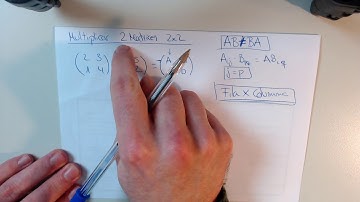 Multiplicar Matrices 2x2 | Álgebra 2º Bachillerato