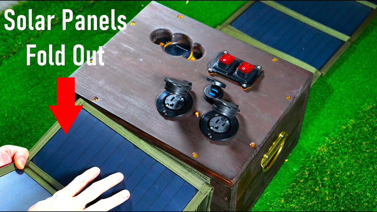 DIY Solar Generator Portable Solar Station Full Build YouTube