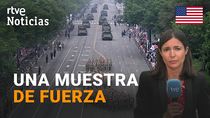 EE.UU.: TRUMP CELEBRA su CUMPLEAÑOS con un GRAN DESFILE MILITAR en WASHINGTON | RTVE Noticias